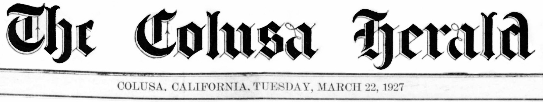 colusa herald